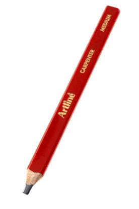 Picture of ARTLINE CARPENTER PENCIL MEDIUM RED BX50