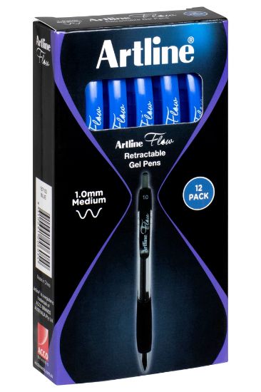 Picture of ARTLINE FLOW RETRACTABLE PEN BLUE