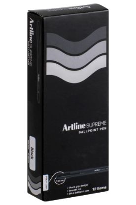 Picture of ARTLINE SUPREME STICK BPP BLK BX12 AM