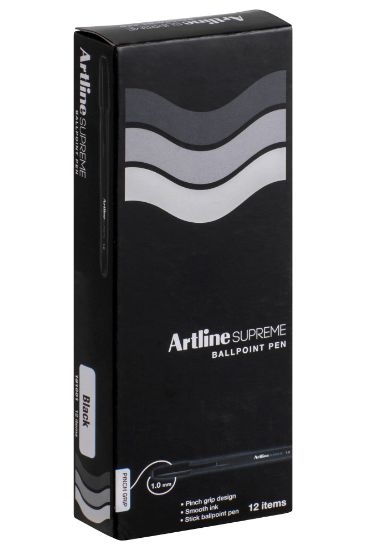 Picture of ARTLINE SUPREME STICK BPP BLK BX12 AM
