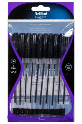 Picture of ARTLINE SMOOVE BPP 1MM BLK 10PC