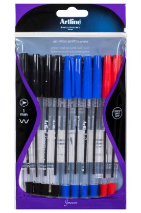 Picture of ARTLINE SMOOVE BPP 1MM ASST 10PC