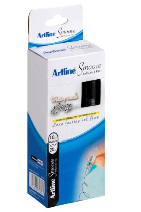 Picture of ARTLINE SMOOVE BPP 1MM BLK BX20
