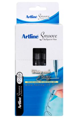 Picture of ARTLINE SMOOVE BPP 1MM BLK BX50