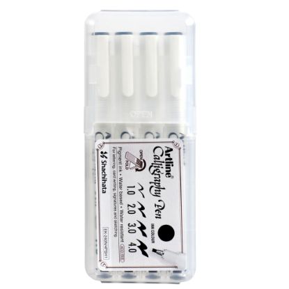 Picture of ARTLINE CALLIGRAPHY PEN BLACK PK4 HC