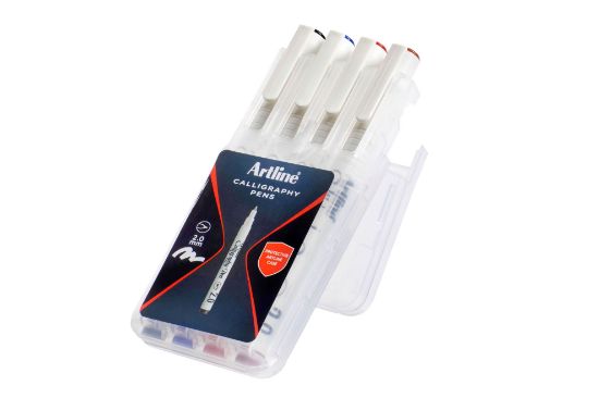 Picture of ARTLINE CALLIGRAPHY CORE ASSTD PK4 HC