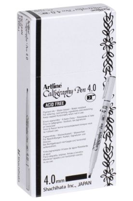Picture of ARTLINE 244 CALLIGRAPHY PEN 4.0MM BLACK