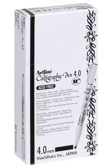 Picture of ARTLINE 244 CALLIGRAPHY PEN 4.0MM BLACK