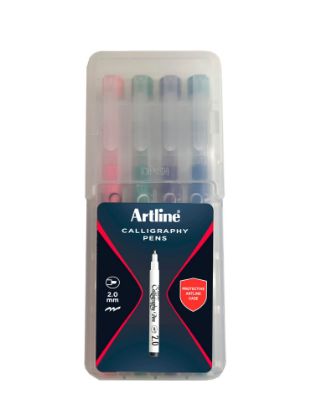 Picture of ARTLINE CALLIGRAPHY PASTEL ASSTD PACK 4