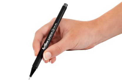 Picture of ARTLINE SUPREME FINELINE PEN GREY BX12