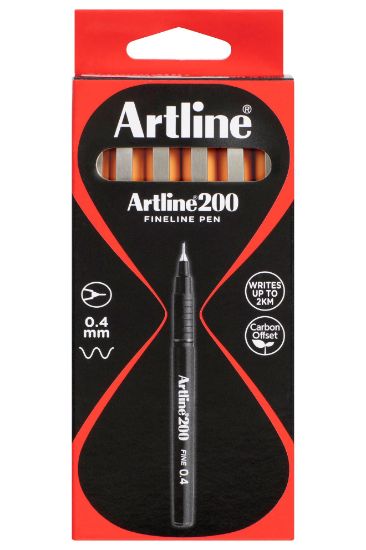 Picture of ARTLINE 200 FINELINE PEN 0.4MM ORANGE