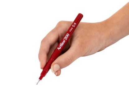Picture of ARTLINE 200 FINELINE PEN 0.4MM DARK RED