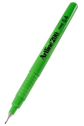 Picture of ARTLINE 200 0.4MM FINELINER LIME GREEN