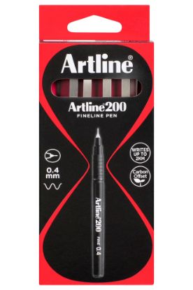 Picture of ARTLINE 200 0.4MM FINELINER MAGENTA