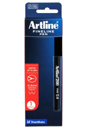 Picture of ARTLINE 200 FINELINE 0.4MM BLACK HS