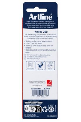 Picture of ARTLINE 200 FINELINE 0.4MM HS 2PK