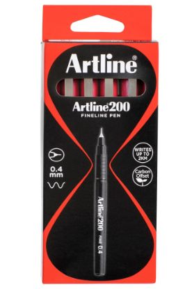 Picture of ARTLINE 200 FINELINE BRIGHTS RED