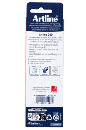 Picture of ARTLINE 200 FINELINE 0.4MM HS 4PK