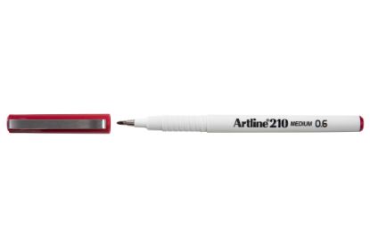 Picture of ARTLINE 210 FINELINE PEN 0.6MM DARK RED