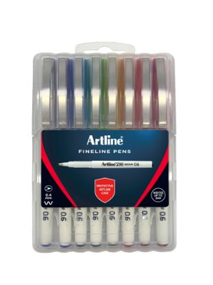 Picture of ARTLINE 210 ASSORTED BRIGHTS PACK 8 HC