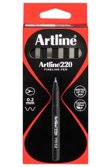 Picture of ARTLINE 220 PEN 0.2MM BLACK