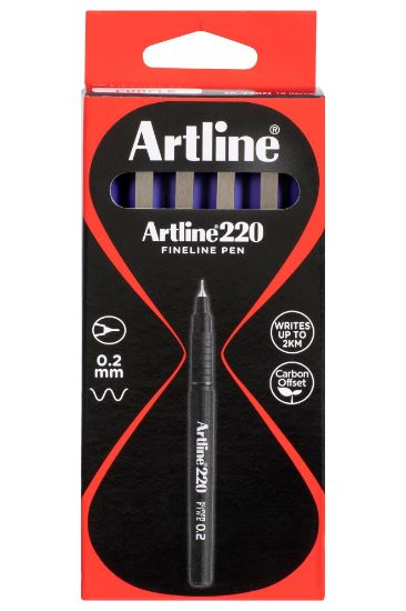 Picture of ARTLINE 220 PEN 0.2MM PURPLE