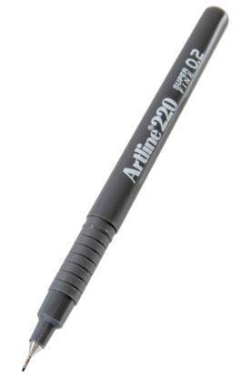 Picture of ARTLINE 220 FINELINE PEN 0.2MM GREY