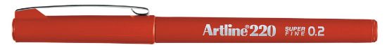 Picture of ARTLINE 220 FINELINE PEN 0.2MM DARK RED