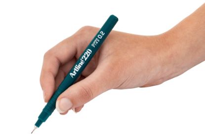 Picture of ARTLINE 220 FINELINE PEN 0.2MM DRK GREEN