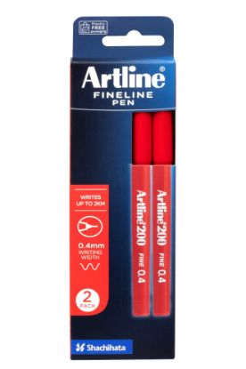 Picture of ARTLINE 220 FINELINER RD PK2