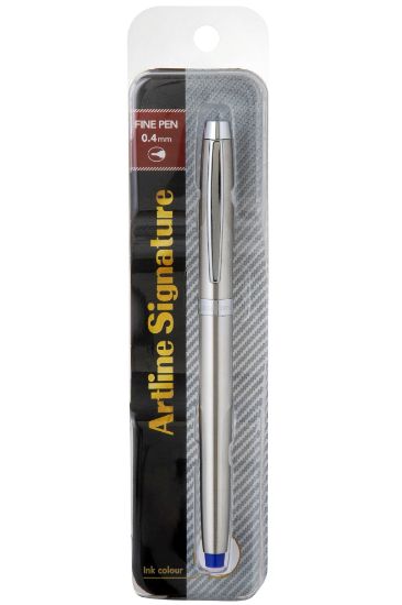 Picture of ARTLINE SIGNATURE SILVER FINE PEN BL