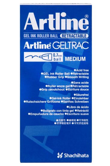 Picture of ARTLINE 5570 GELTRAC RETRACTABLE BLACK