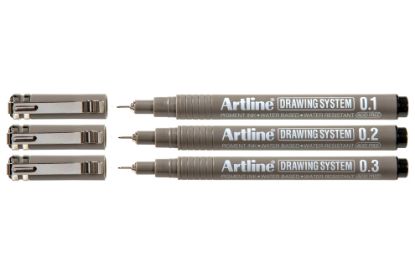 Picture of ARTLINE DRAW SYSTEM PEN 1-2-3 BLK (WLT3)