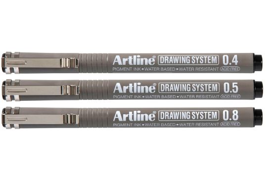 Picture of ARTLINE DRAW SYSTEM PEN 4-5-8 BLK (WLT3)