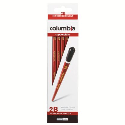 Picture of COLUMBIA PENCIL COPPERPLATE HEX 2B BX20