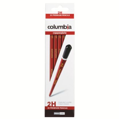 Picture of COLUMBIA PENCIL COPPERPLATE HEX 2H BX20