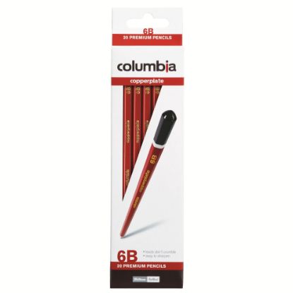 Picture of COLUMBIA PENCIL COPPERPLATE HEX 6B BOX20