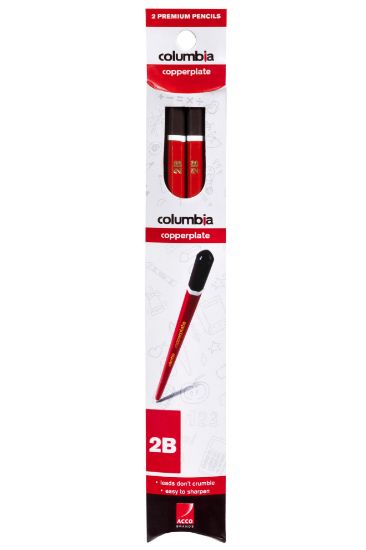 Picture of COLUMBIA PENCIL COPPERPLATE HEX 2B CARD2