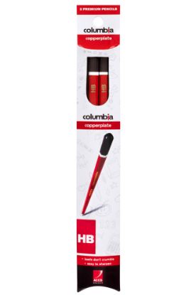 Picture of COLUMBIA PENCIL COPPERPLATE HEX HB CARD2