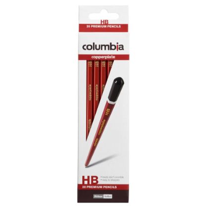 Picture of COLUMBIA PENCIL COPPERPLATE HEX HB BX20