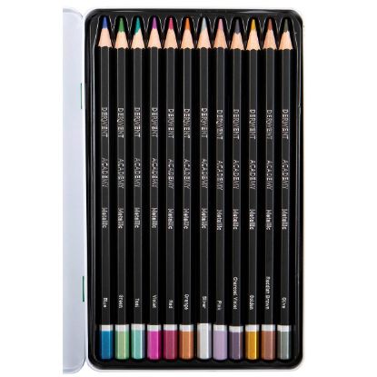 Picture of DERWENT ACY COLOUR PNC METALLIC TIN 12