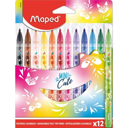 Picture of MAPED 845404 MINI CUTE MARKERS PK12