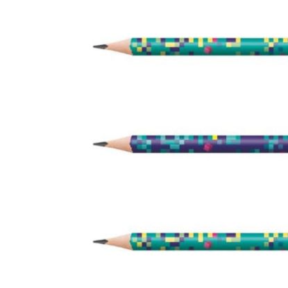 Picture of MAPED 851816 PIXEL GRAPHITE PENCIL PK6