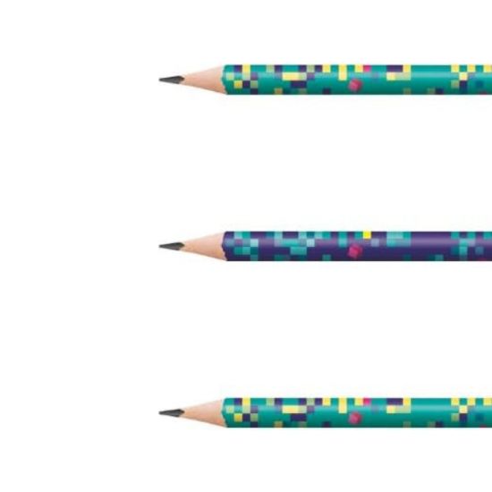 Picture of MAPED 851816 PIXEL GRAPHITE PENCIL PK6