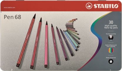 Picture of STABILO PEN 68 6830-6 METAL WALLET 30