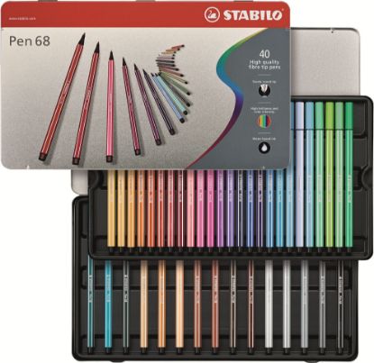 Picture of STABILO PEN 68 6840-6 METAL WALLET 40