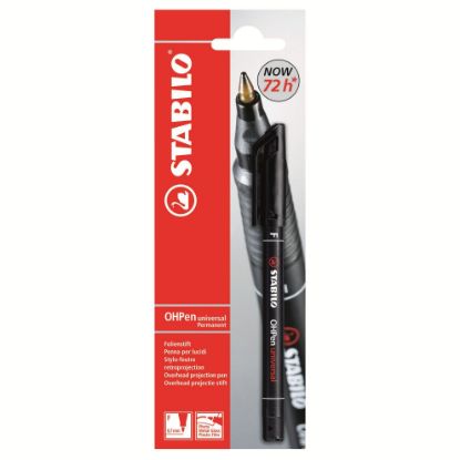 Picture of STABILO OVERHEAD PROJ PEN B-13214 BLACK