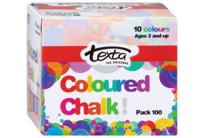 Picture of TEXTA CHALK COLOURS PK100