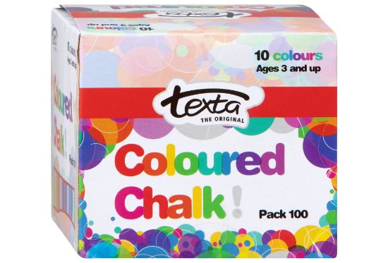 Picture of TEXTA CHALK COLOURS PK100