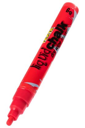 Picture of TEXTA LIQUID CHALK DRY WIPE RED